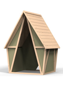 Детский игровой домик EXIT Yuki 100, из кипариса